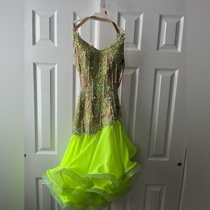 Women’s brand new unfinished ( the back and underwear)Latin dance dress